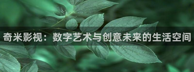 奇米影视：数字艺术与创意未来的生活空间
